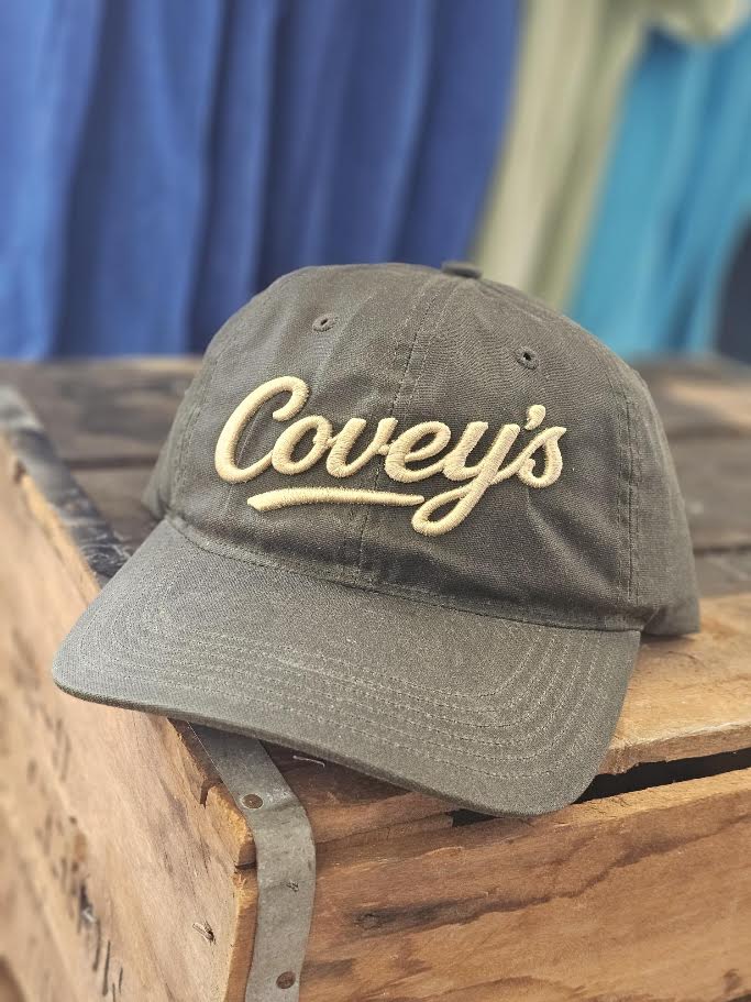 Covey's Wax Hat, Solid Dark Olive