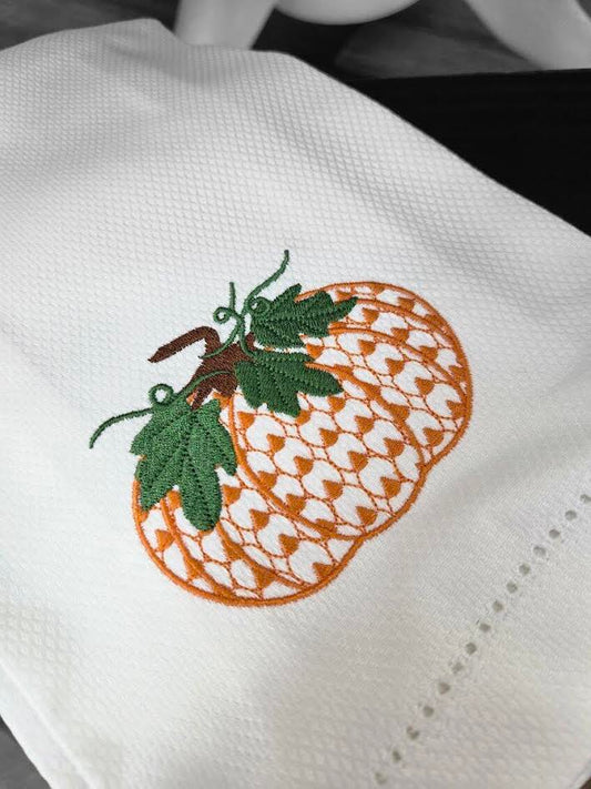 Pumpkin Huck Towel