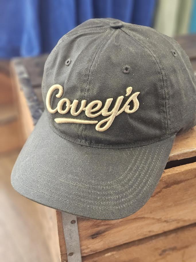 Covey's Wax Hat, Solid Dark Olive