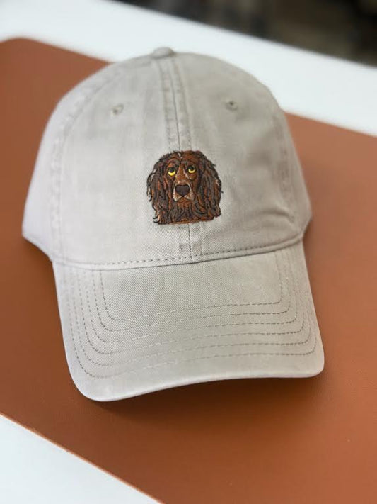 Covey's Logo Hat, Solid Dark Khaki