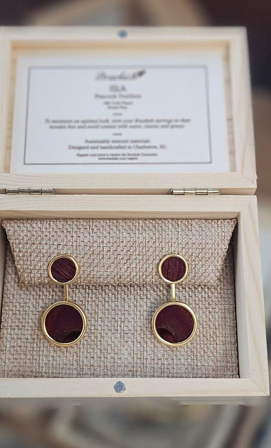 Brackish Isla Bezel Jacket Earring