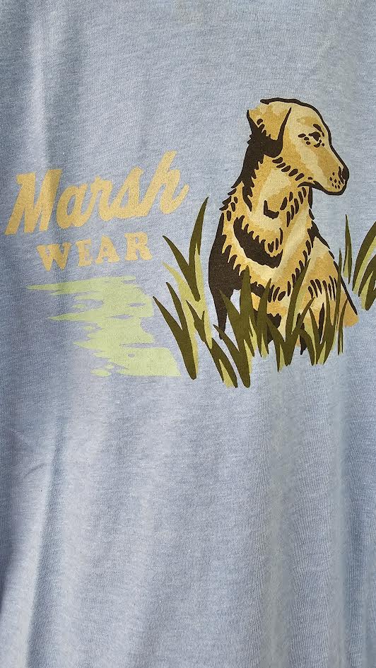 Marsh Wear Boys Heritage Lab Light Blue Heather t-shirt