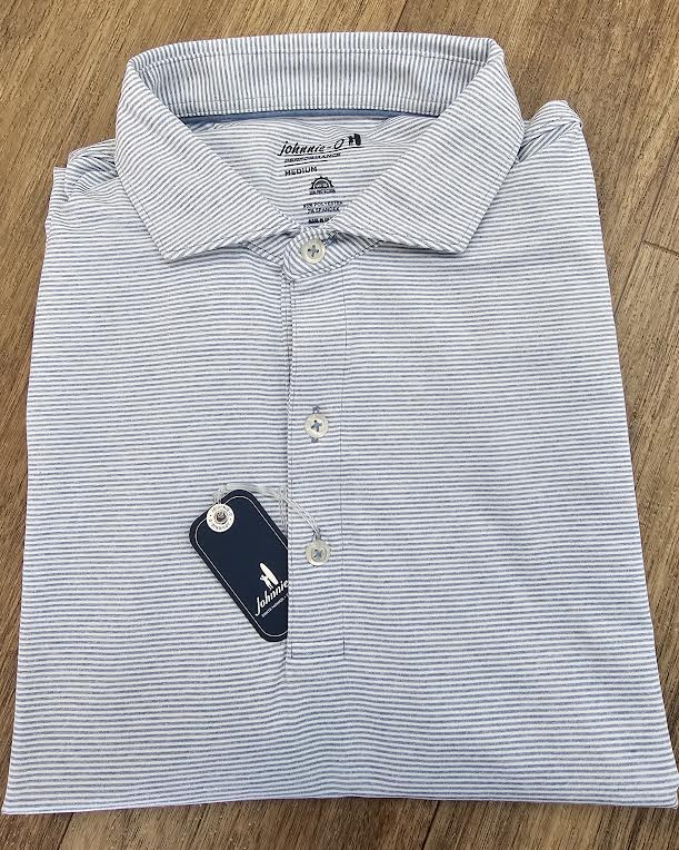 johnnie-O Performance Jersey Polo - Lyndonn, Tide