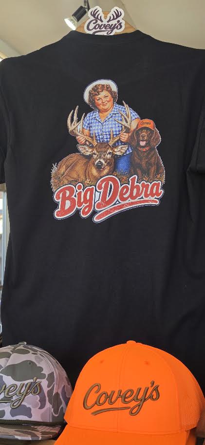Covey's Big Debra Tee, Black