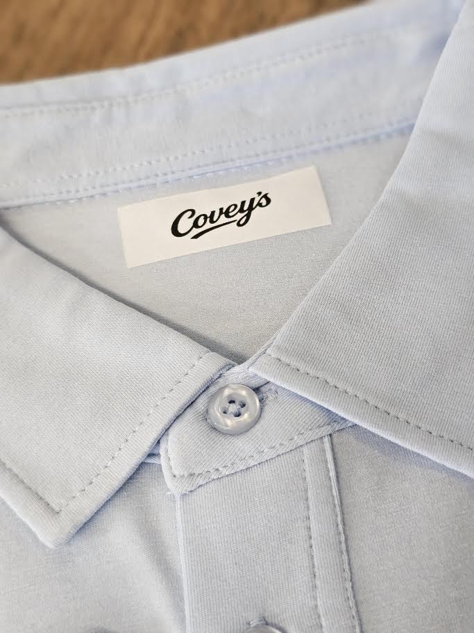 Covey's Clearwater Polo, Sky Blue