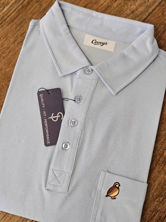 Covey's Clearwater Polo, Sky Blue