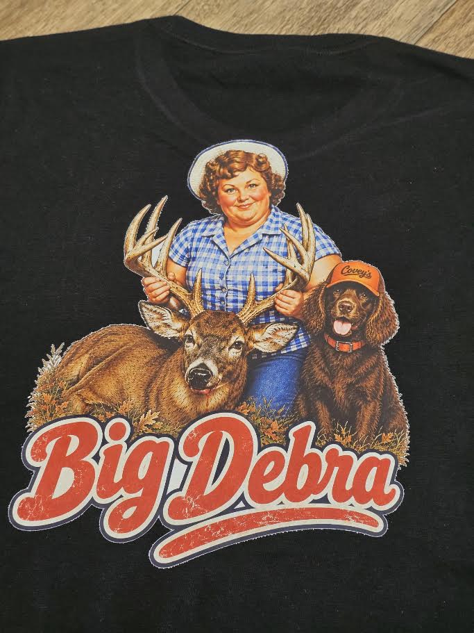 Covey's Big Debra Tee, Black