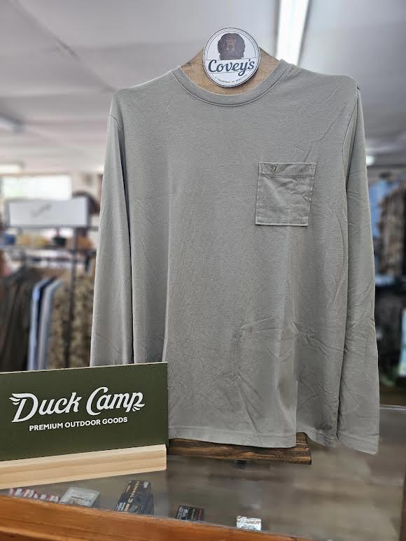 Duck Camp Men's Essential Drirelease Crew, Sagebrush