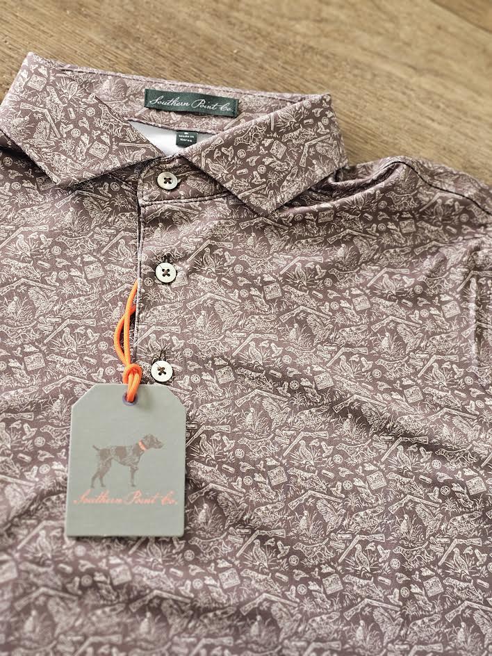 Southern Point Performance Polo, Gunstock
