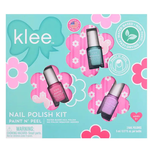 Fairy Showers - Klee Kids Water-Based Nail Polish Set
