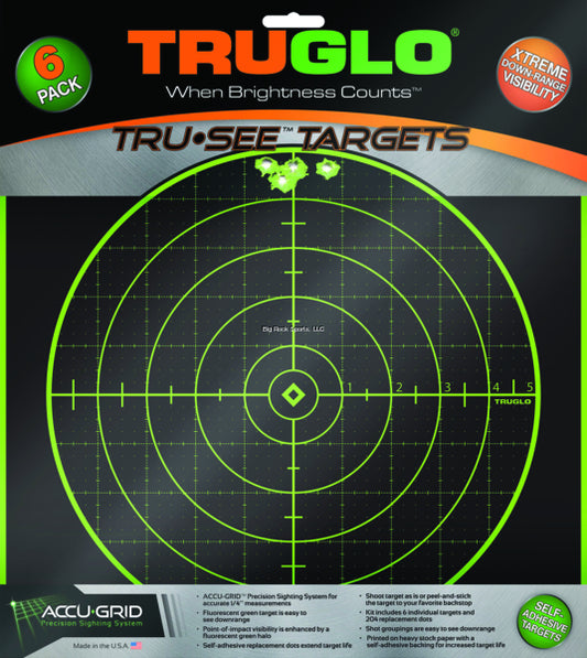 TRUGLO Tru-See Target 100Yd 12x12 6Pk