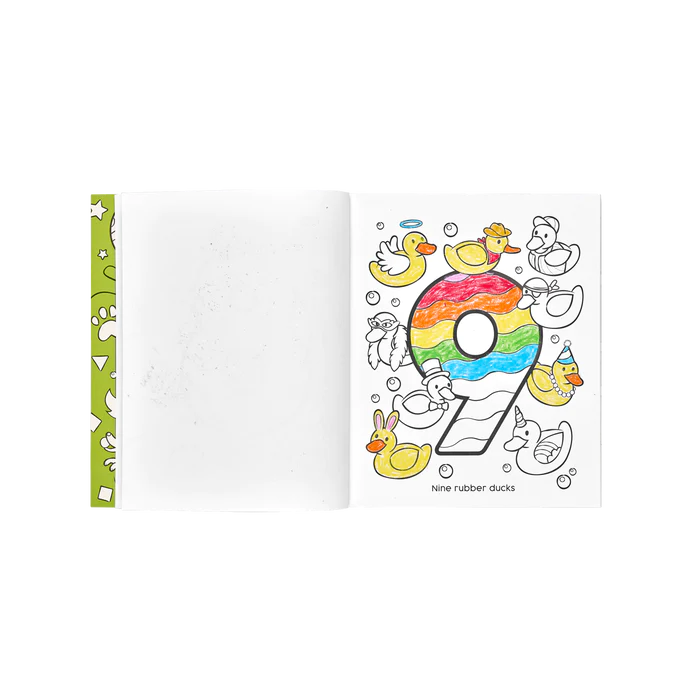 OOLY 123: Shapes + Numbers Toddler Coloring Book