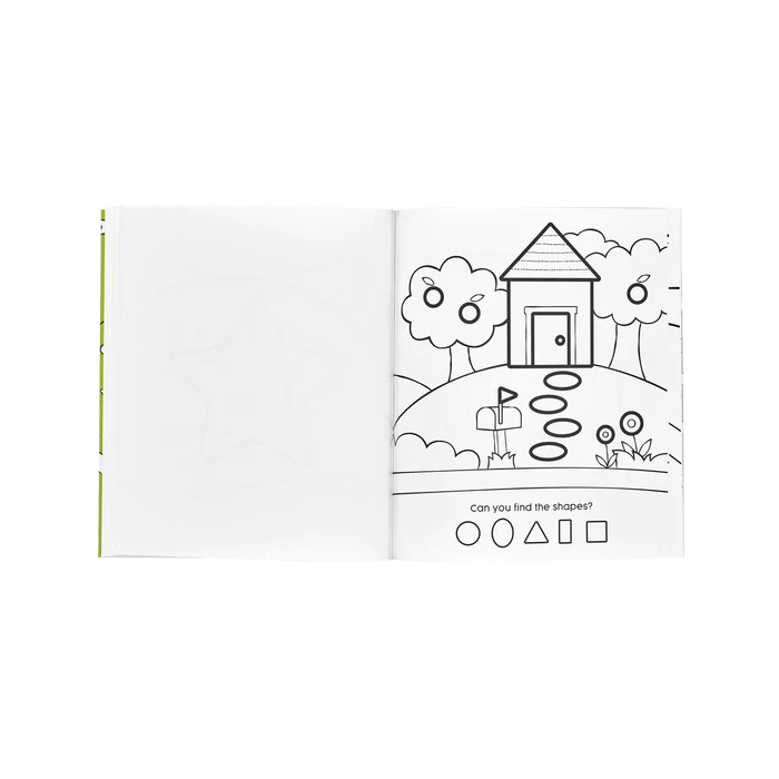 OOLY 123: Shapes + Numbers Toddler Coloring Book