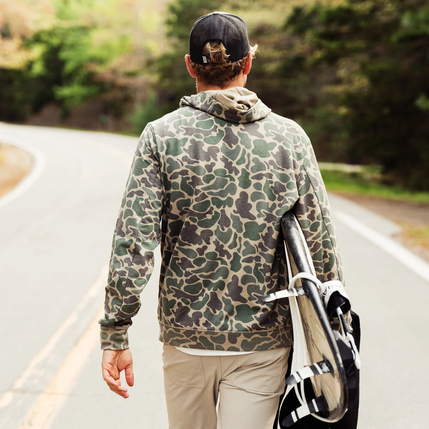 Marsh Wear Fireside Hoodie Green Mallard Camo