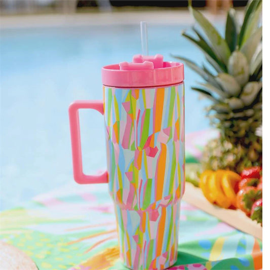 Mary Square To-Go Tumbler Sea Glass 30oz