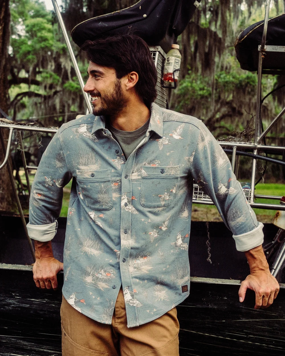 Marsh Wear Fireside Overshirt, Goblin Blue