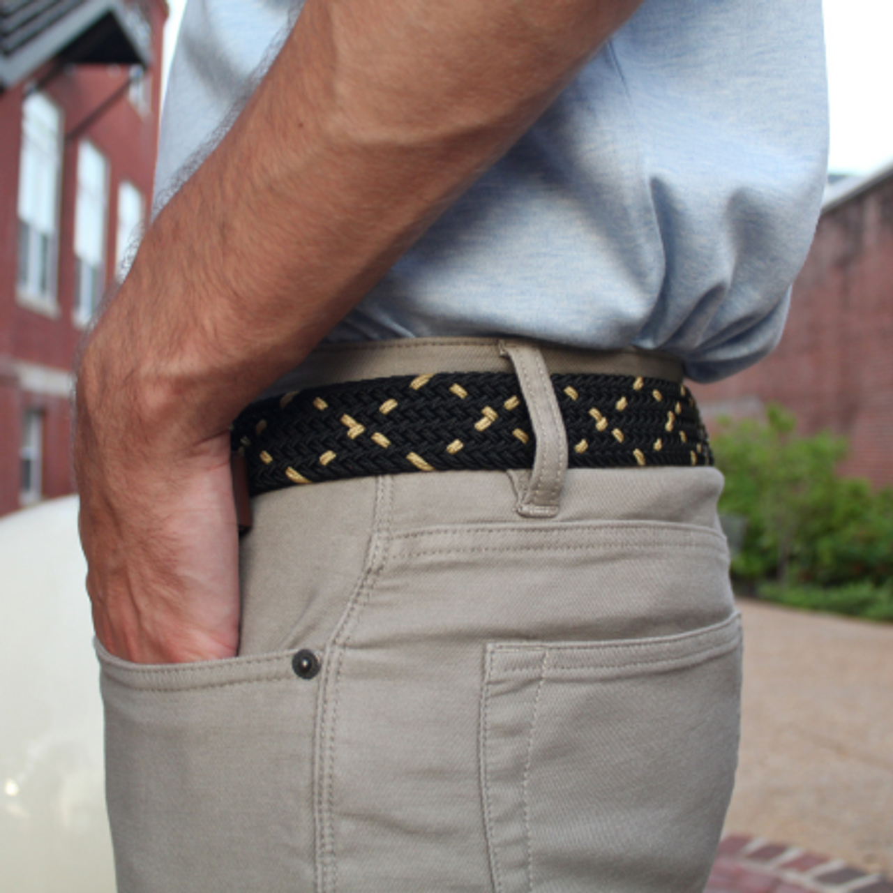 Roostas The Parish Woven Elastic Stretch Belt