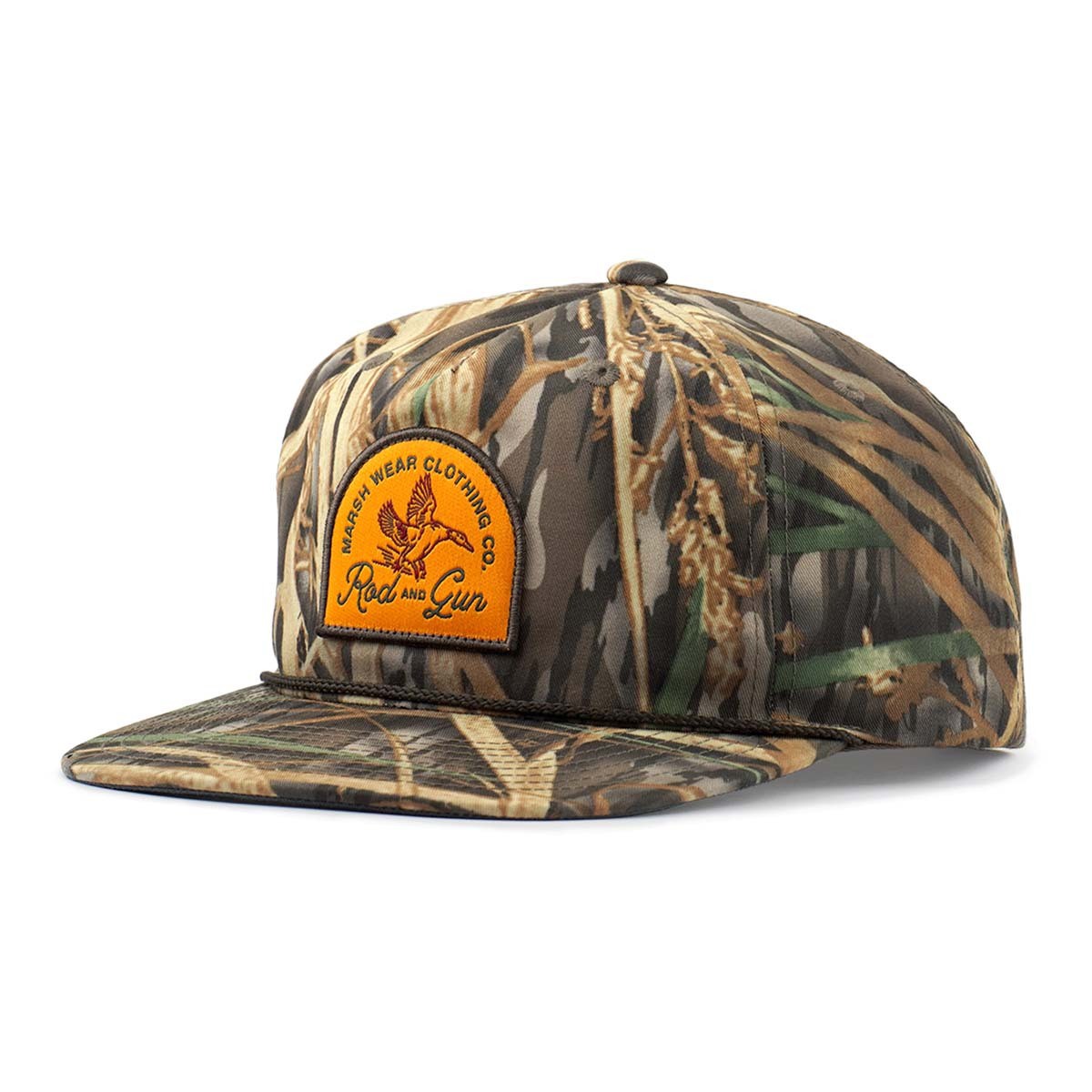 Marsh Wear Cloaked Snapback Hat, Shadow Grass