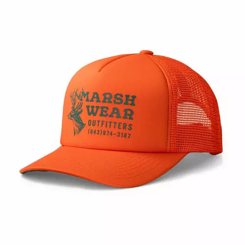 Marsh Wear Outfitter Snapback Hat, Orange