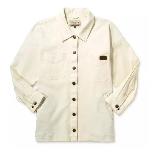 Marsh Wear Women's Stono Shacket, Marshmallow