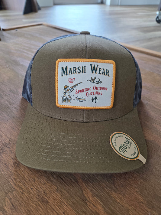 Marsh Wear Sportsman Trucker Hat Olive