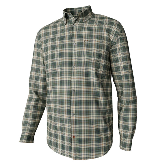 Southern Point Hadley Vintage Long Sleeve Button Down, Duck Green