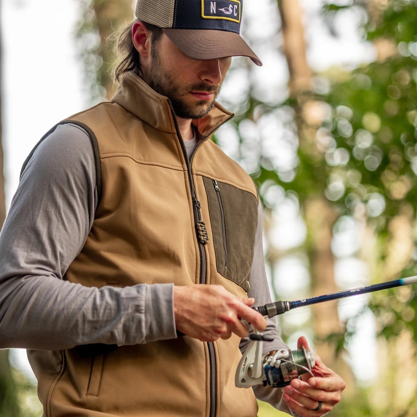 Dixie Decoys Pamlico Layering Vest- Tobacco