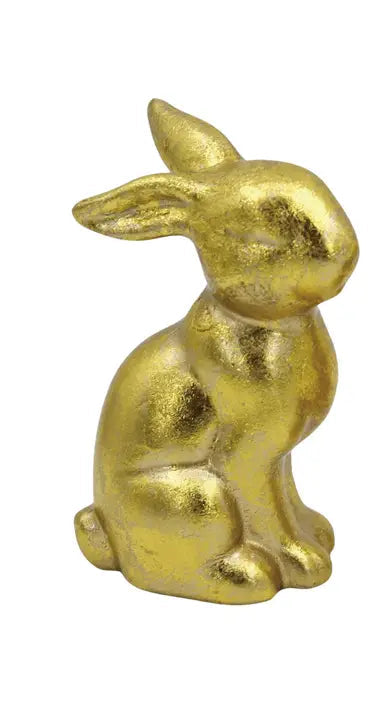 Transpac Res Gold Bunny Easter Home Décor