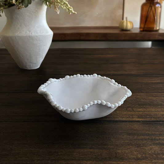 Beatriz Ball VIDA Alegria Mini Wavy Bowl, White