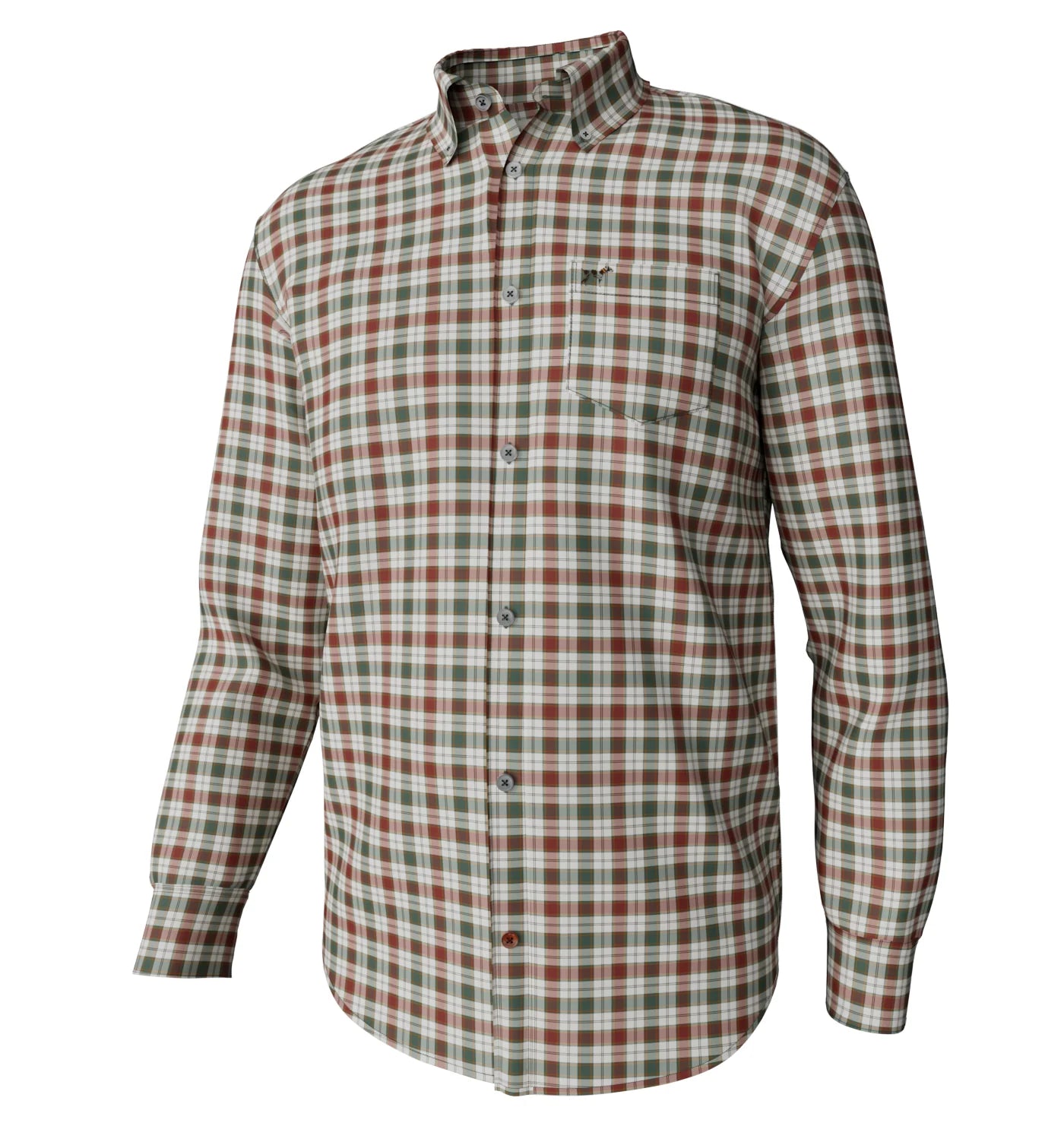 Southern Point Hadley Vintage Long Sleeve Button Down, Festive
