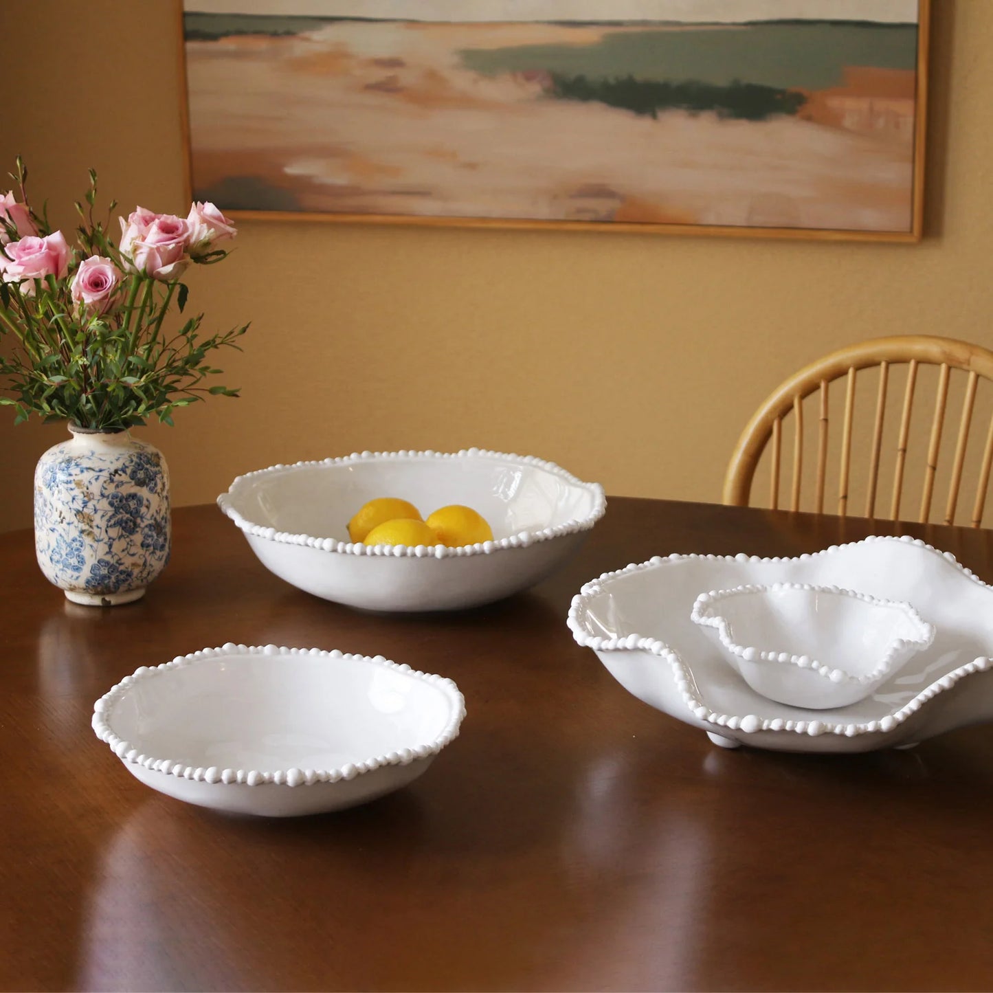Beatriz Ball VIDA Alegria Large Pasta Bowl, White