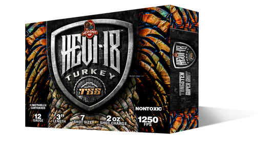 HEVI-Shot HS4007 HEVI 18 TSS Turkey Shotshell 12 Ga, 3", 2 oz, #7, 1250 fps, 5 Rnd