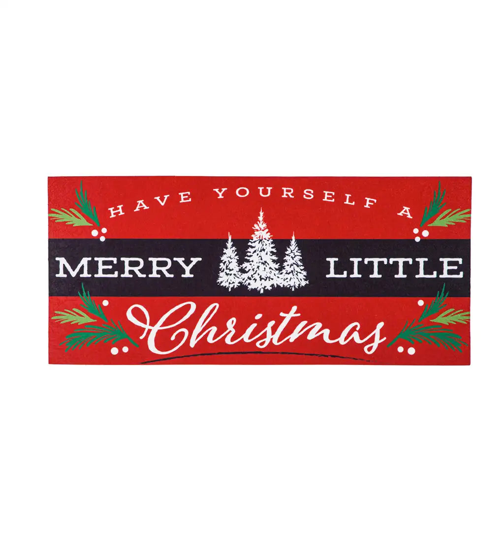 Evergreen Merry Little Christmas Sassafras Switch Mat