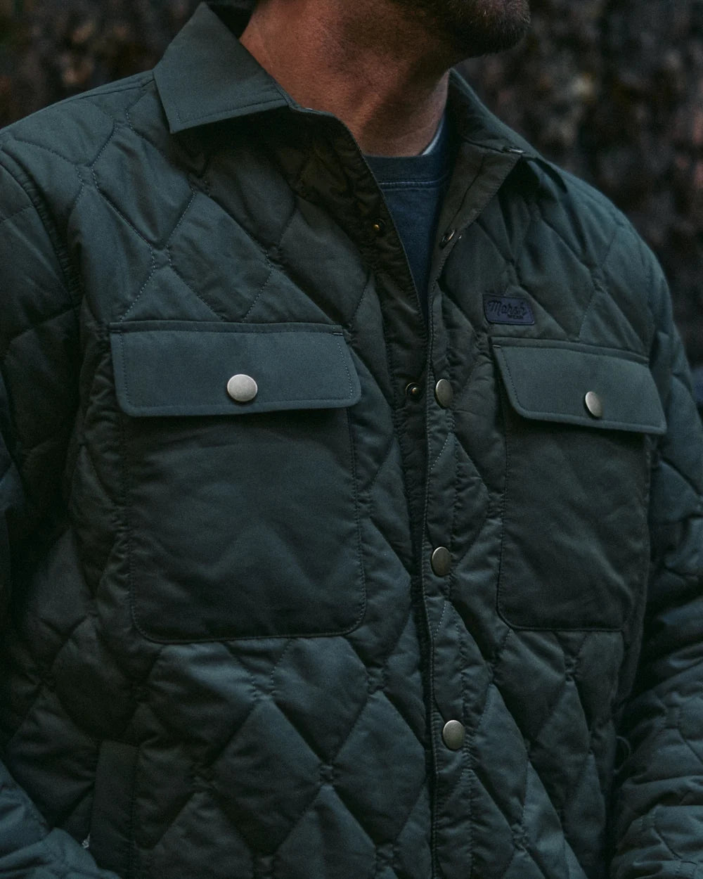 Marsh Wear Saluda Puff Shacket, Grape Leaf