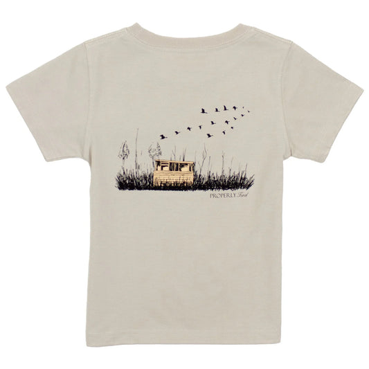 Properly Tied Boys Duck Blind SS Shirt Linen