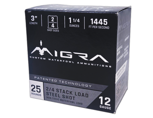 Migra Steel Waterfowl Staxd Load 12 Gauge 3"
