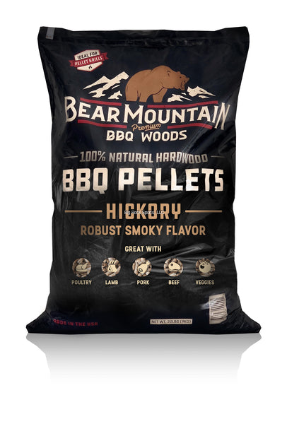 Bear Mountain FK14 BBQ Pellets 20lb , Hickory