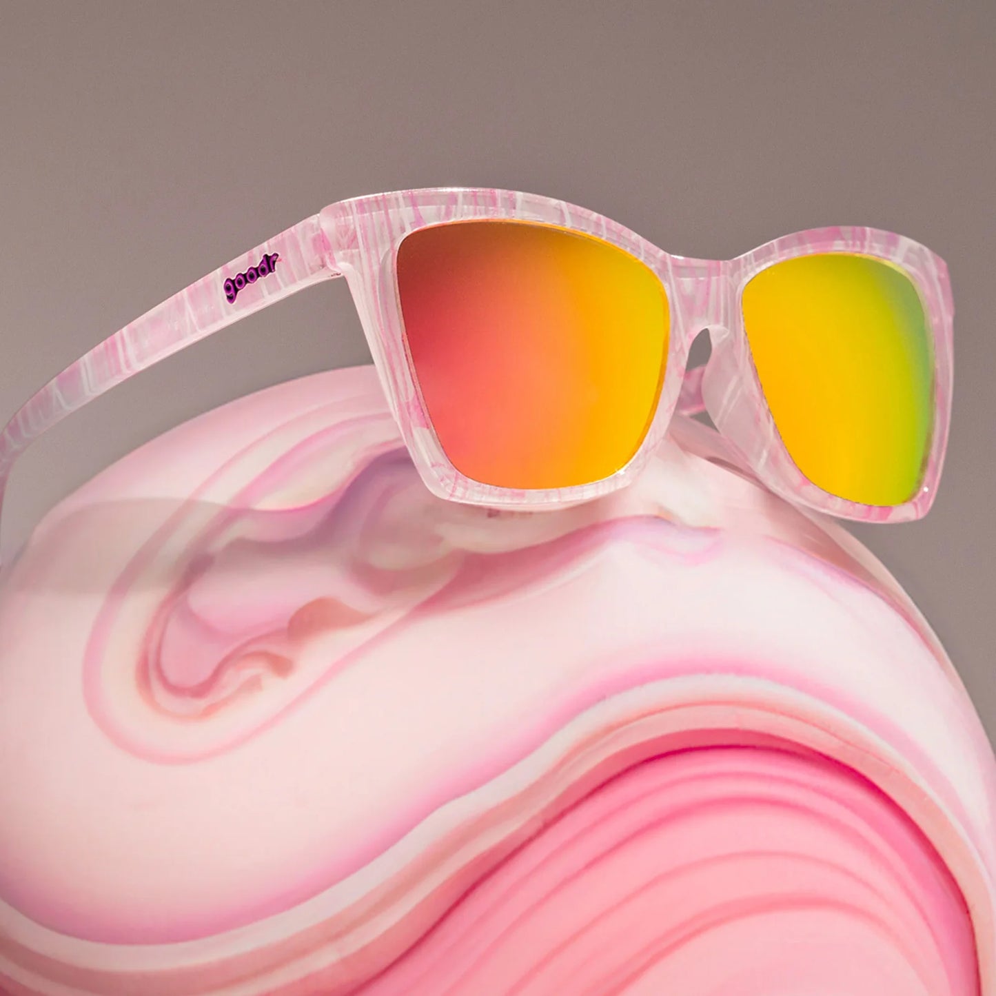 goodr Living in a Material Swirl Sunglasses