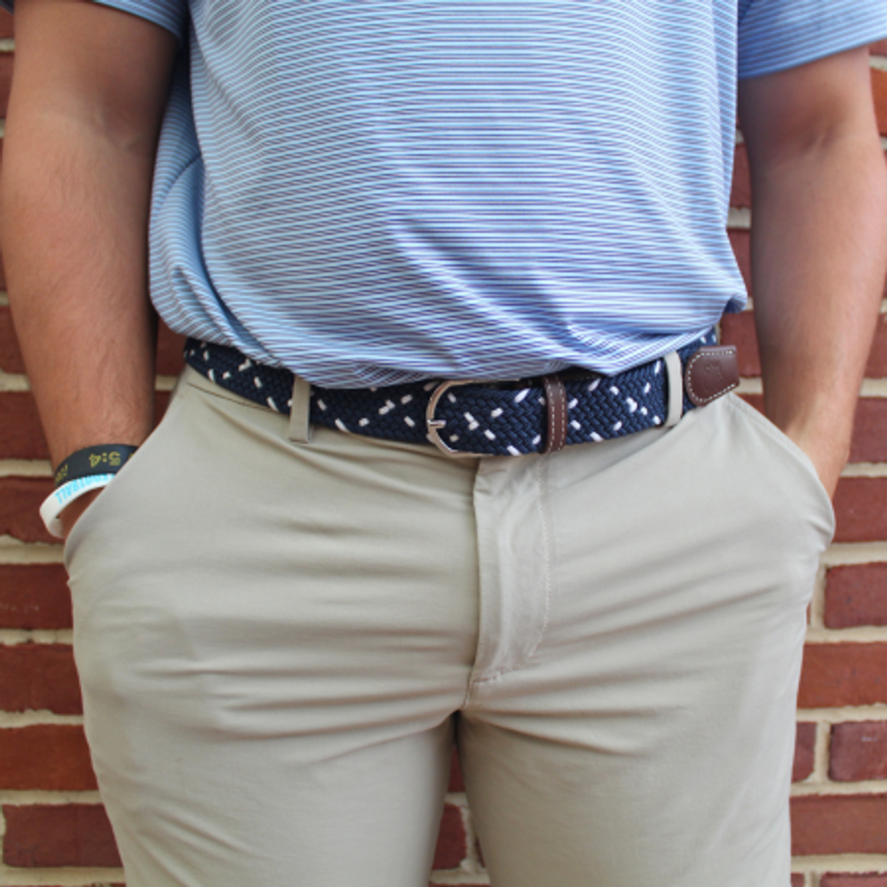 Roostas The Vail Woven Elastic Stretch Belt