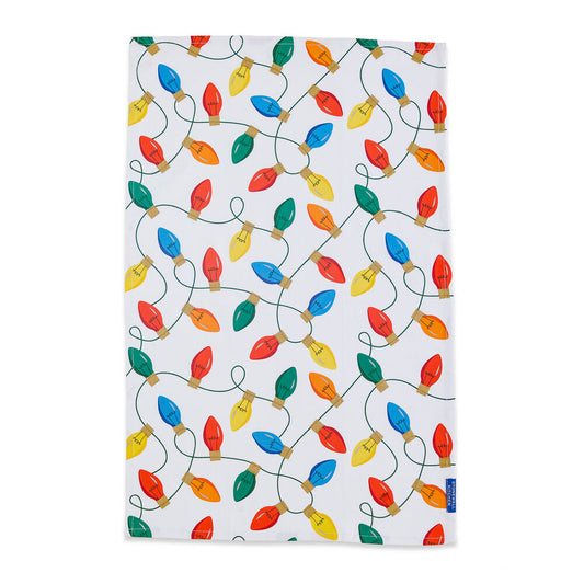 Stonewall Kitchen Christmas Lights Tea Towel