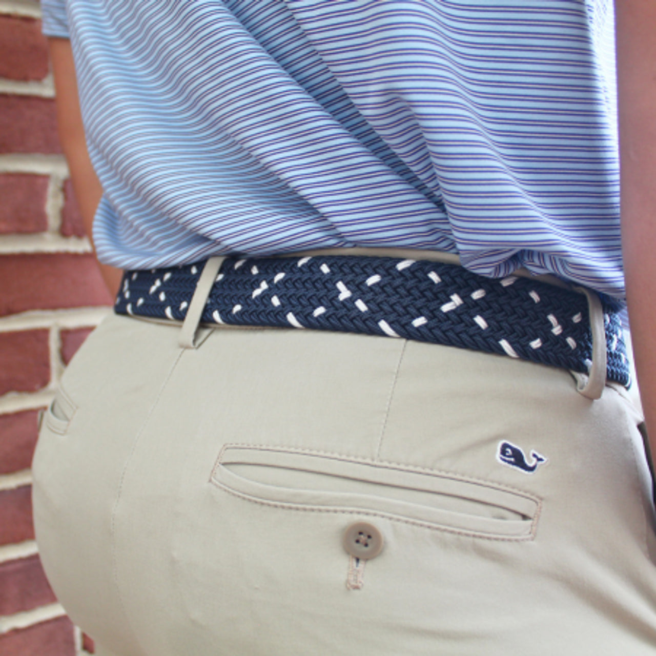 Roostas The Vail Woven Elastic Stretch Belt
