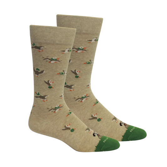 Brown Dog Hosiery Duck Hunt, Oatmeal