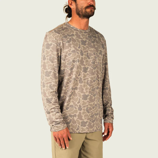 Marsh Wear Buxton Tech Crew, Khaki Mallard Camo