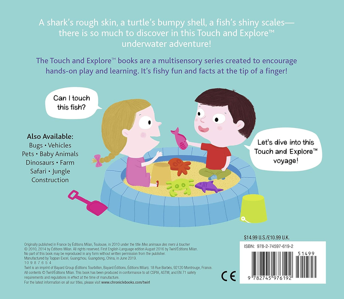 Touch and Explore Book: The Ocean- Hardcover