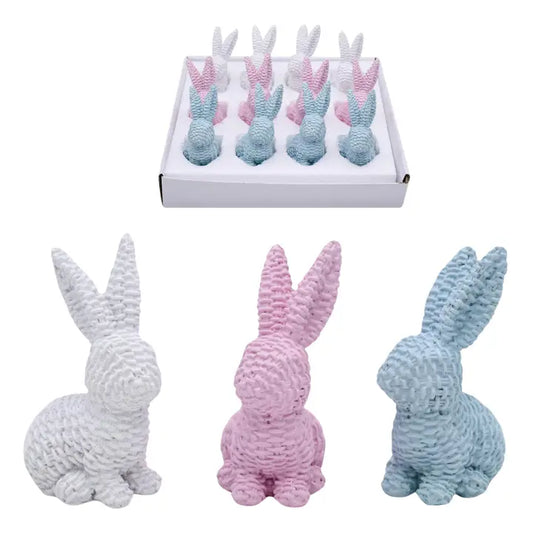 Transpac Res Color Bunnies , Easter Home Décor