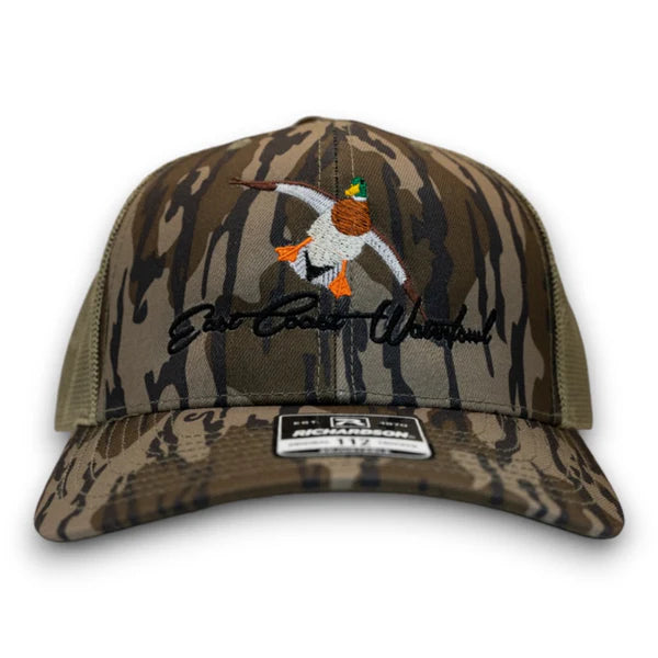 East Coast Waterfowl Embroidered Mallard Snapback Hat- Bottomland