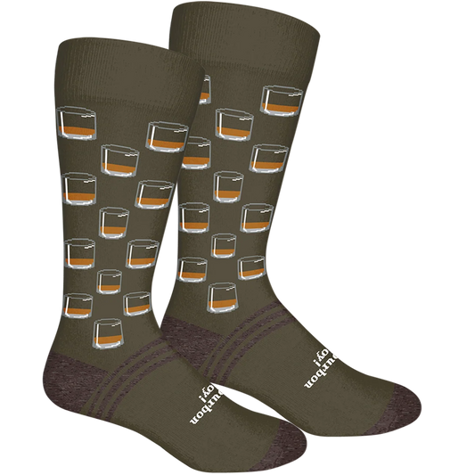 Brown Dog Hosiery Neat Sage
