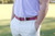 Roostas The Aiken Two Toned Woven Stretch Belt