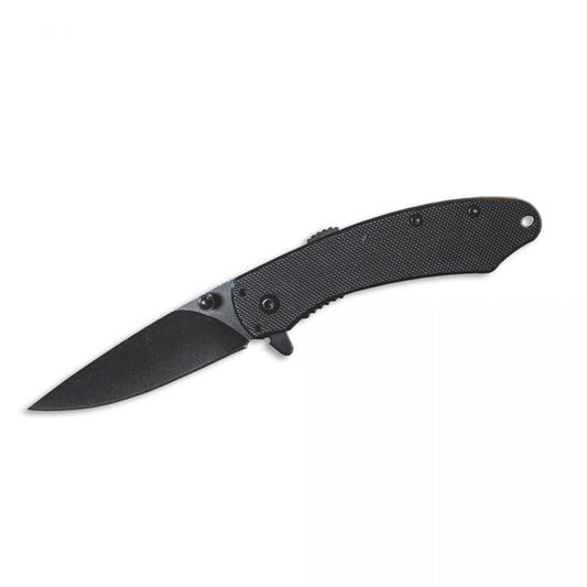 American Buffalo Elite Folding Opener Ember Knife, Black