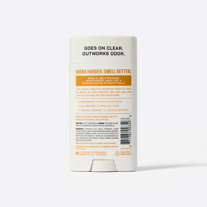 Duke Cannon Sawtooth Air Defense Active Deodorant Aluminum Free